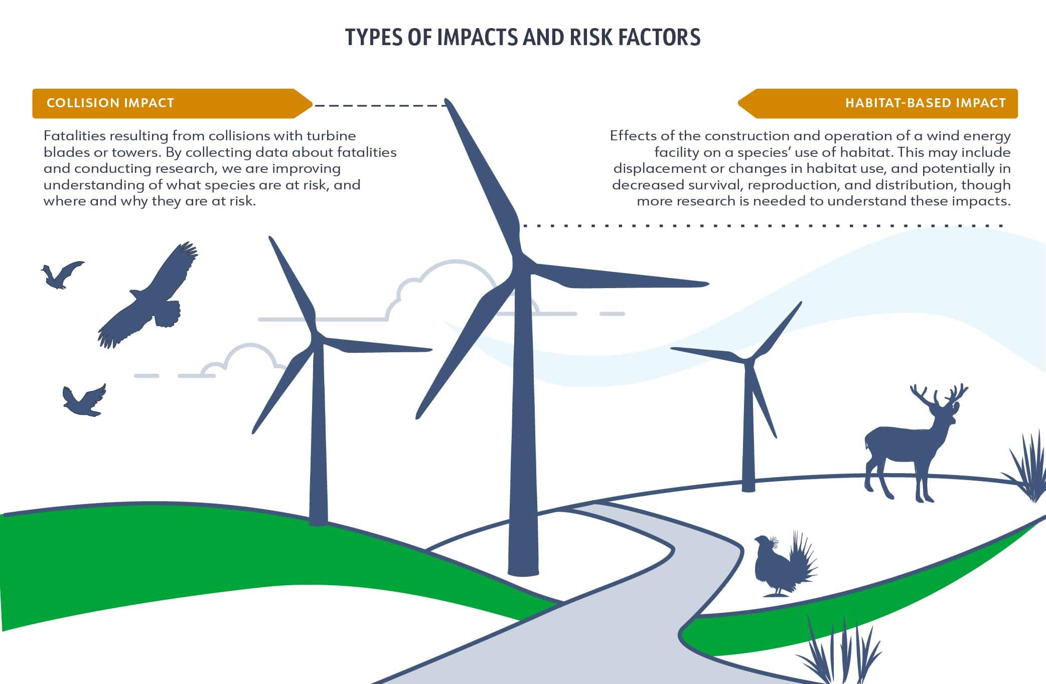 Types of Impacts & Risk Factors - Infographic by AWWI